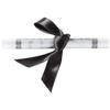 Plastic Graduation Cap Cake Topper with Large Paper Diploma Cake Topper (Black) view 3