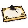 Plastic Graduation Cap Cake Topper with Large Paper Diploma Cake Topper (Black) view 4