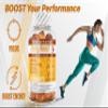 Energy Boost - Pre Workout, Caffeine, Ginseng, VIT C, L-Carnitine, Beta-Alanine, Chewable Gummies for Men & Women - 60 Gummies - Orange Flavour, Suitable for Vegans view 3