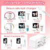 ADRICY for Braun Silk Epil 9 Charger Compatible with Braun Epilator Silk 9 7 5 9-720 9-300 9-890 9-030 9-880 5-810 5-620 and Face Epilator Facespa Pro 910 911 921 view 3