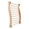 KELUNIS Natural Wood Sauna Backrest, All Natural Finish S-Shape Sauna Backrest for Infrared Sauna RestingUniversal view 1