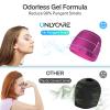 ONLYCARE Migraine Relief Cap, Upgraded Odorless Migraine Ice Head Wrap, Headache Relief Hat for Migraine, Rosy Red view 2
