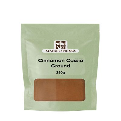 Cinnamon Powder (Cassia) 250g by Manor Springs