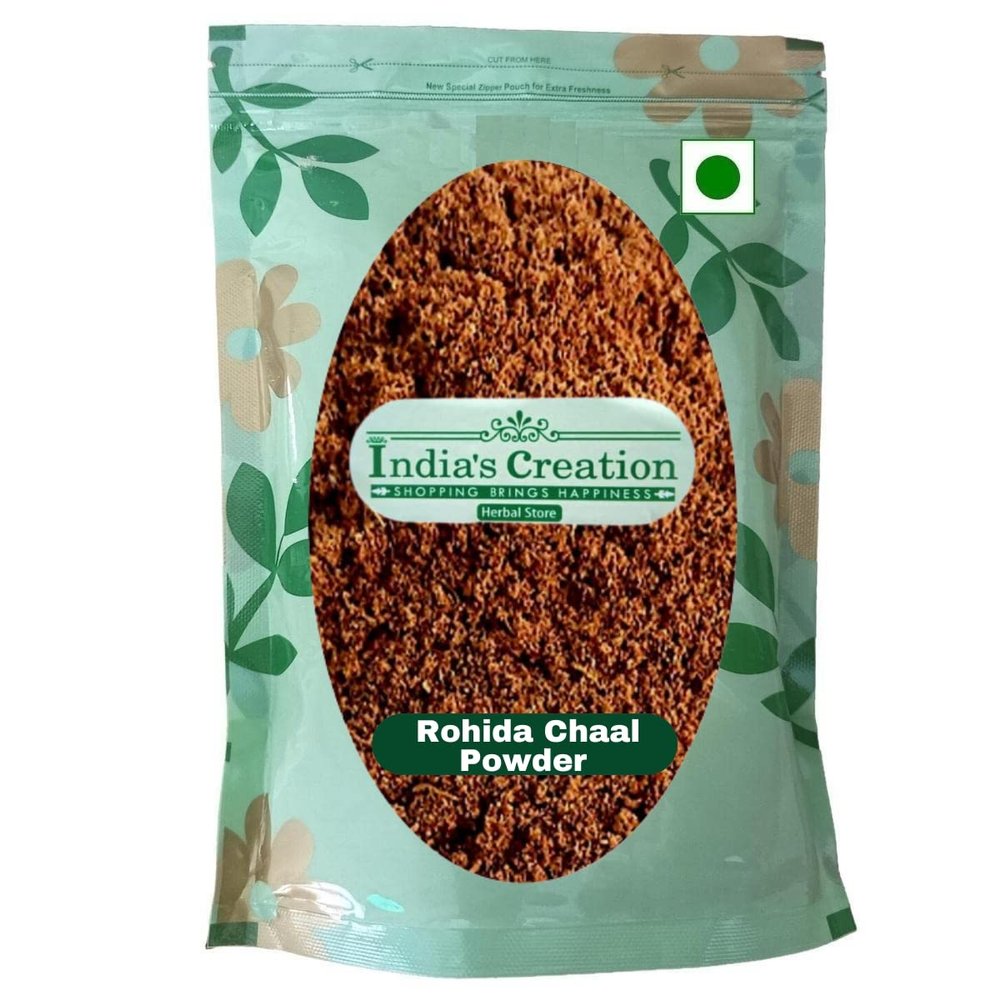 India's Creation Rohida Chhal Powder-Tecomella Undulata-Rohira Chaal-Raw Herbs-Rohitak Chal-Jadi Booti-Single Herbs (250 Gram)
