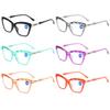 KOOSUFA Cat Eye Reading Glasses Blue Light Blocking Fashion Crystal Frame Computer Readers Eyewear Eyeglasses for Women 6 Colors Set 3.0 view 1