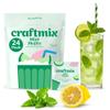 Craftmix Mint Mojito Cocktail & Mocktail Drink Mixer, Skinny Mixes - Water Flavoring Packets - Made With Real Fruit - Vegan Low-Carb, Low-Sugar, Non-GMO, Dairy Free, Gluten Free, 24 Pack view 1