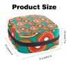 Menstrual Pad Bag Zipper Sanitary Napkin Bag Tampons Collect Bags for Women Girls (Doughnut Pattern) view 3