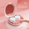 DEARBORN Ultrasonic Cleaner Household Automatic Ultrasonic Cleaner Washer Glasses Lenses Box Contact Lens Cleaning Machine Pink view 2