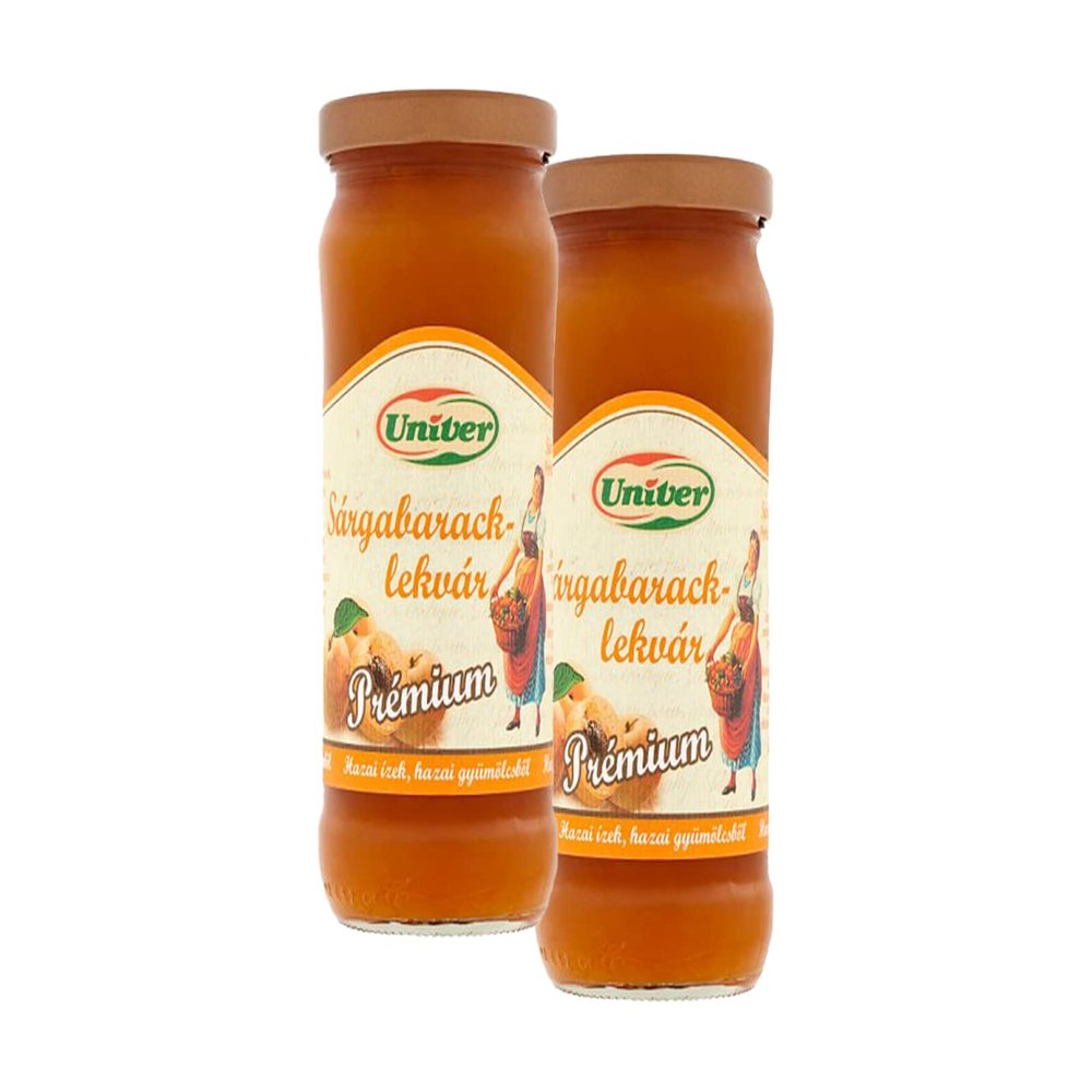Univer Premium Hungarian Apricot Jam 300 g Pack of 2