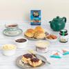 Devon Cream Tea Hamper with Fudge | 4 Scones, Jam, Clotted Cream Tea & Fudge| Food Hampers for Women & Men, Fathers Day, Birthday, Anniversary view 2