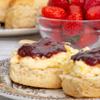Devon Cream Tea Hamper with Fudge | 4 Scones, Jam, Clotted Cream Tea & Fudge| Food Hampers for Women & Men, Fathers Day, Birthday, Anniversary view 3