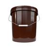100 x Buckets with Lids, 16 Litres, Brown, Food-Safe, Airtight and Stable, Empty Bucket with Handle and Closure Lid for Food, Chemistry, Wall, Paint, Washing Powder, Adhesives view 4