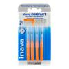 Inava Mono Compact Brush Heads 1.2 mm ISO4  Pack of 3 Orange view 2
