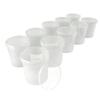 10 x Buckets with Lid, 16 Litres, Transparent, Food-Safe, Airtight and Stable, Empty Bucket with Handle and Closure Lid for Food, Chemistry, Wall, Paint, Washing Powder, Adhesives view 1