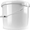 100 x Buckets with Lids, 16 Litres, White, Food-Safe, Airtight and Stable, Empty Bucket with Handle and Closure Lid for Food, Chemistry, Wall, Paint, Washing Powder, Adhesives view 3