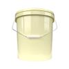 100 x buckets with lid, 16 litres, cream, food-safe, airtight and stable, empty bucket with handle and closure, lid for food, chemistry, wall, paint, washing powder, adhesives view 4