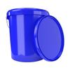 100 x buckets with lid, 16 litres, blue, food-safe, airtight and stable, empty bucket with handle and closure, lid for food, chemistry, wall, paint, washing powder, adhesives view 2
