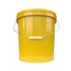 10 x buckets with lid, 16 litres, yellow, food-safe, airtight and stable, empty bucket with handle and closure, lid for food, chemistry, wall, paint, washing powder, adhesives view 4