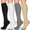 Aoliks 4 Pairs Copper Compression Socks for Women & Men Circulation 15-20 mmHg,Best Support for Nurses Running view 1