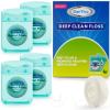 Dental Floss Deep Clean Waxed Floss Extra Wide Cleaning Slides Smoothly & Easily Perfect for Individuals with Tight & Small Gaps Between Teeth PFAS Free | Mint Flavored 66Yards x 4 Pack 630D view 1