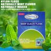 Dental Floss Deep Clean Waxed Floss Extra Wide Cleaning Slides Smoothly & Easily Perfect for Individuals with Tight & Small Gaps Between Teeth PFAS Free | Mint Flavored 66Yards x 4 Pack 630D view 4
