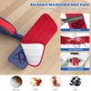 Microfibre Spray Mops for Cleaning Floors - BPAWA Flat Floor Mop with Spray Wet Dry Use for Hard Wood Laminate Wooden Tile Vinyl Flooring, Dust Mop with 2x 550ML Bottles and 4x Reusable Washable Pads view 3