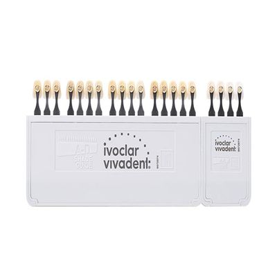 20 Color Teeth Dental Teeth A-D Shade Guide Porcelain Material