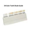 20 Color Teeth Dental Teeth A-D Shade Guide Porcelain Material view 3