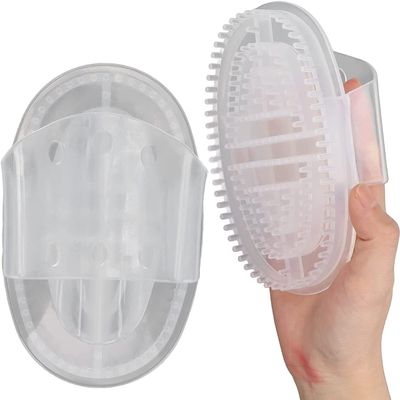 2pcs Meridians Massage Brush, Whole Body Relaxation Massage Comb Essential Oil Brush Body Scrubber Bath Body Brushes SPa Massager Device Health Care Washing Hair Scalp Shower