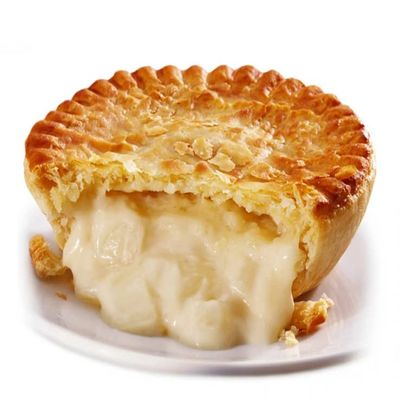 Box of 4 cheese and onion pies, Greenhalgh's Craft Bakery Famous Northern Pies, Vegetarian Cheese and onion Pies