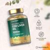 Cod Liver Oil Gelatine Free 1000mg | 120 Capsules | High Strength Supplement with Vitamin A, D and Omega 3 DHA/EPA | Suitable for Pescatarians | by Horbaach view 4