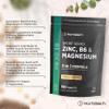 Zinc, Magnesium with Vitamin B6 Tablets | 6 Month Supply | 100% NRV High Strength Muscle Support Supplement | 3-in-1 Complex | 180 Vegan Tablets | Sport Series By Horbaach view 2
