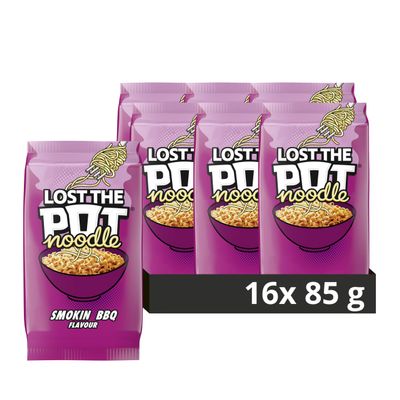 Pot Noodle Smokin BBQ Lost The Pot Noodle low in saturated fat instant noodles Instant Noodle 16x 85 g