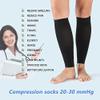 VARCOH Compression Socks For Women ,(2 Pairs)Calf Compression Sleeves Men 20-30 mmHg Firm Support Graduated Varicose Veins Hosiery, Flight Socks for Women Indicated for Swelling , Exercise, Cycling view 3