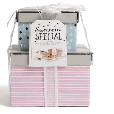 2 Gift Boxes With Truffles & Fudge Delicious Special For Easter Tasty And Twisty Treat Gift Hamper,Christmas,Birthday,Easter Gift Sold By Kidzbuzz