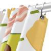 Personalized Shower Curtain Avocado Eggs Beef Vegetables Food view 4