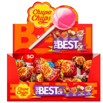 Chupa Chups Lollipops: The Best Of (50x) Delicious Special For Easter Tasty And Twisty Treat Gift Hamper, Christmas,Birthday,Easter Gift Sold By Kidzbuzz