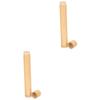 Alipis 2pcs Toothbrush Bamboo Tube Storage Box Case for Travel Camping Home Use Easy to Organize and Carry view 1
