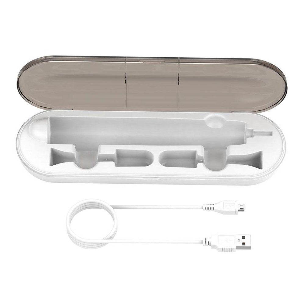 FreshCart Basics Electric Toothbrush Charging Case for for - White 1m Cable
