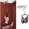 FOOJO Neck Traction Device, Protable Neck Stretcher Cervical Traction Device for Neck Pain Relief and Relaxation Disc Bulges,Grey view 1