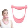 FOOJO Cervical Traction Device Support, Neck Brace, Neck Discomfort Relief Posture Correct Cervical Subluxation Support Neck Braces(Pink) view 1