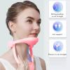 FOOJO Cervical Traction Device Support, Neck Brace, Neck Discomfort Relief Posture Correct Cervical Subluxation Support Neck Braces(Pink) view 4