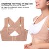 FOOJO Correction Belt, Chest Support Humpback Correction Belt Adult Unisex Breathable Posture Corrector Brace Adjustable Back Straightener(L.) view 4
