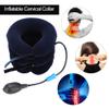 FOOJO Inflatable Cervical Traction Device, Neck Rest Air Pillow with Inflate Bag Easy to Control and Adjust, Use for Neck Pain Relief view 2