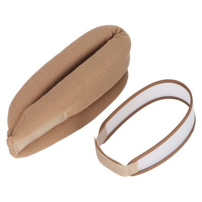 FOOJO Cervical Neck Traction Device, Neck Traction Pillow Cervical Support Traction Device Sponge Soft Cervical Spine Tractor(Brown)
