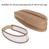 FOOJO Cervical Neck Traction Device, Neck Traction Pillow Cervical Support Traction Device Sponge Soft Cervical Spine Tractor(Brown) view 4