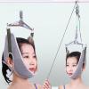 FOOJO Cervical Traction Neck Stretcher Traction Device for Neck Pain, Neck Traction Over Door Physical Therapy for Neck Decompression,Grey view 2