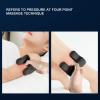 FOOJO Cervical Traction Device, Rich and Noble Pillow, Home use Chiropractic Shoulder Repair Pillow, for Spinal Curve Tension, Correct The Neck(Black) view 2