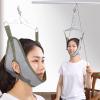 FOOJO Neck Cervical Traction Set, Adjustable Neck Stretcher Traction for Pain Relief - Neck Spinal Decompression Physical Therapy Device,Grey view 1
