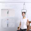 FOOJO Neck Cervical Traction Set, Adjustable Neck Stretcher Traction for Pain Relief - Neck Spinal Decompression Physical Therapy Device,Grey view 2